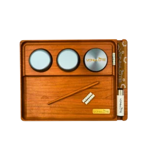 Chill One Rolling Tray aus Holz – VONbLÜTE® Chill One, handgefertigt & stilvoll