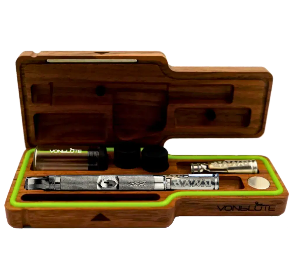 Dynavap Vapestation von VONbLÜTE – Handgefertigtes Vapetui Dynastyle mit Magnetverschluss & geruchsdichter Versiegelung