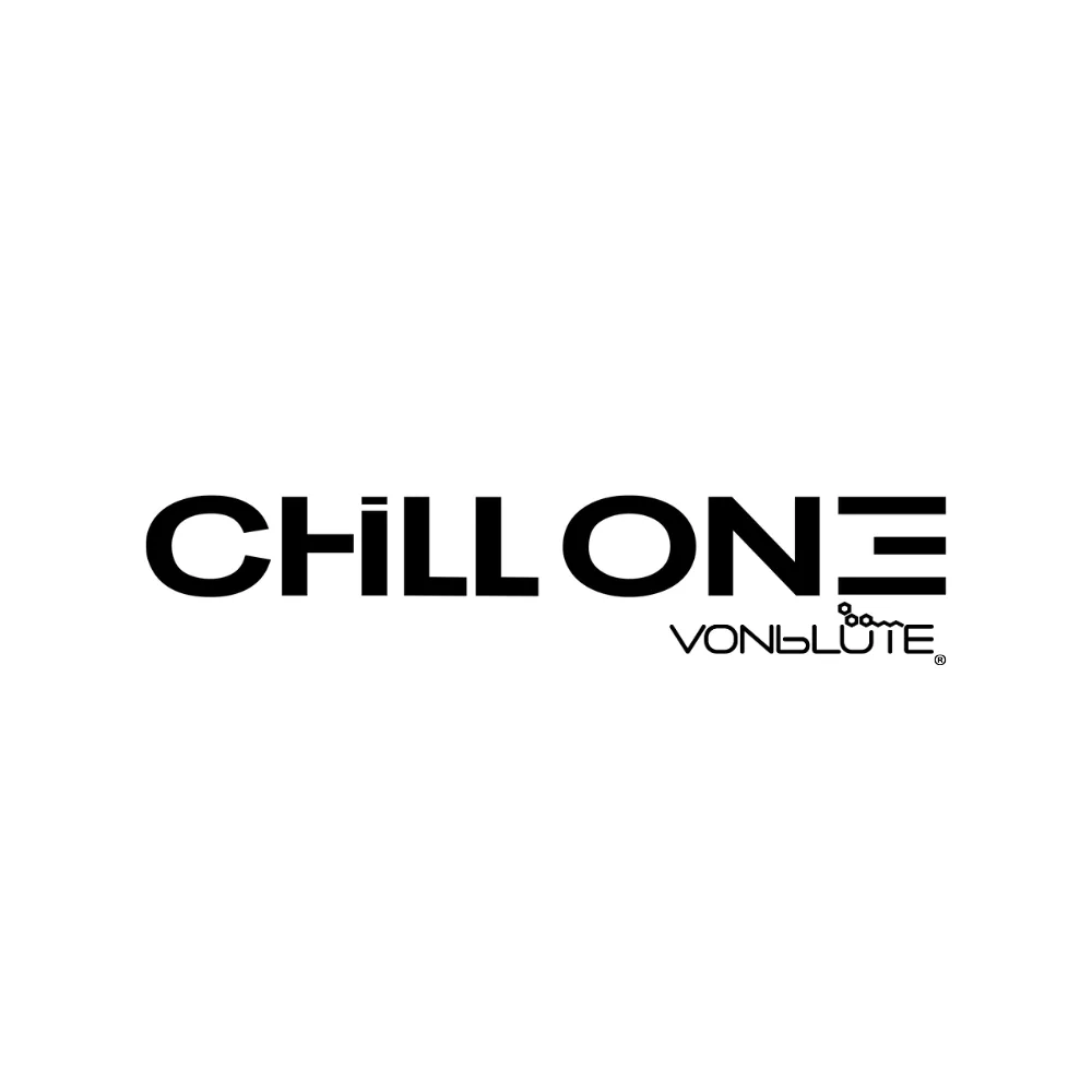 Das Produktlogo des Chill One Signature Sets – in elegantem Schwarz mit dezentem „VONbLÜTE“-Schriftzug darunter. Schlichte Darstellung auf weißem Hintergrund.