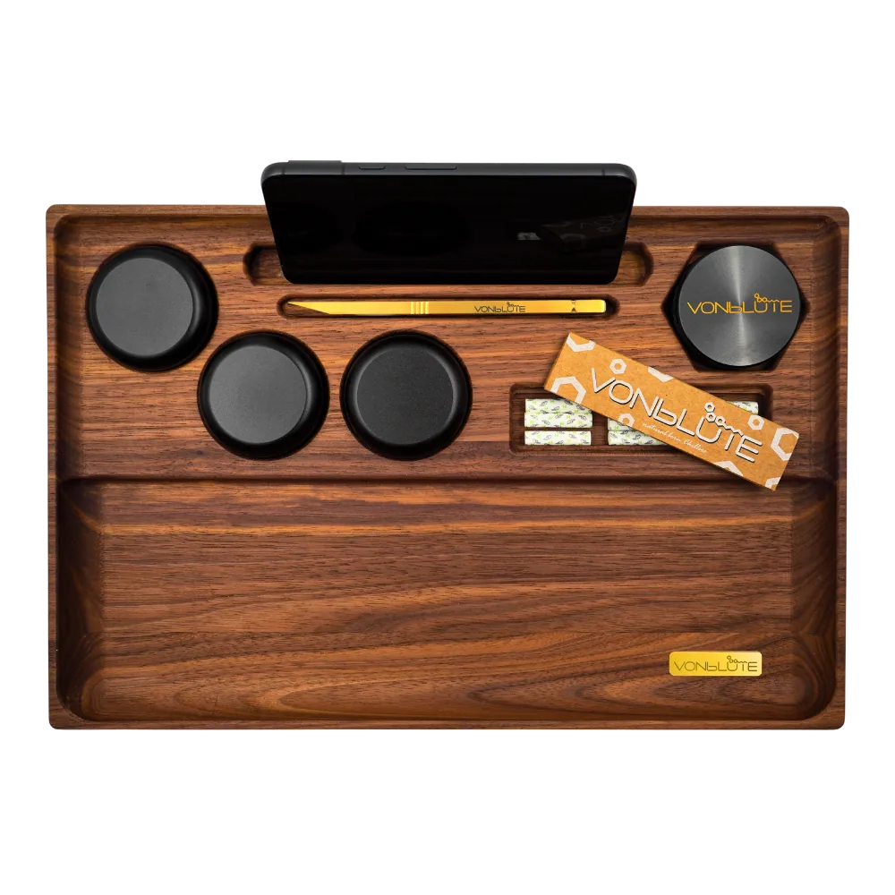 Rolling Tray Dab 'n Roll Signature Set Ein design Rolling Tray handmade in Germany